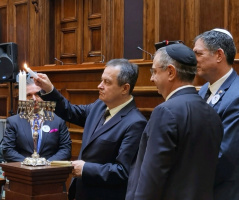 30 November 2021 Celebration of the Jewish holiday of Hanukkah at the National Assembly
